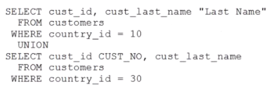 Oracle 1Z0-071 Quiz 12 Topic 11 Questions 56-60